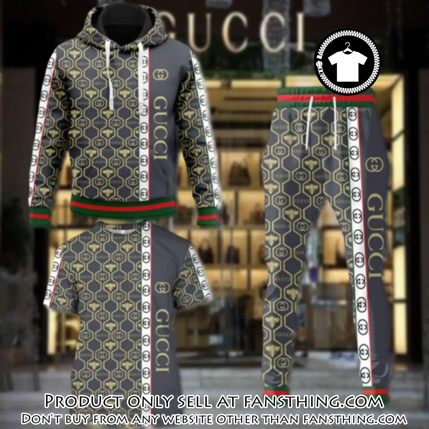 Gucci luxury brand combo tshirt hoodie long pants set trending 24 outfit sport lcs1034 fst5531190